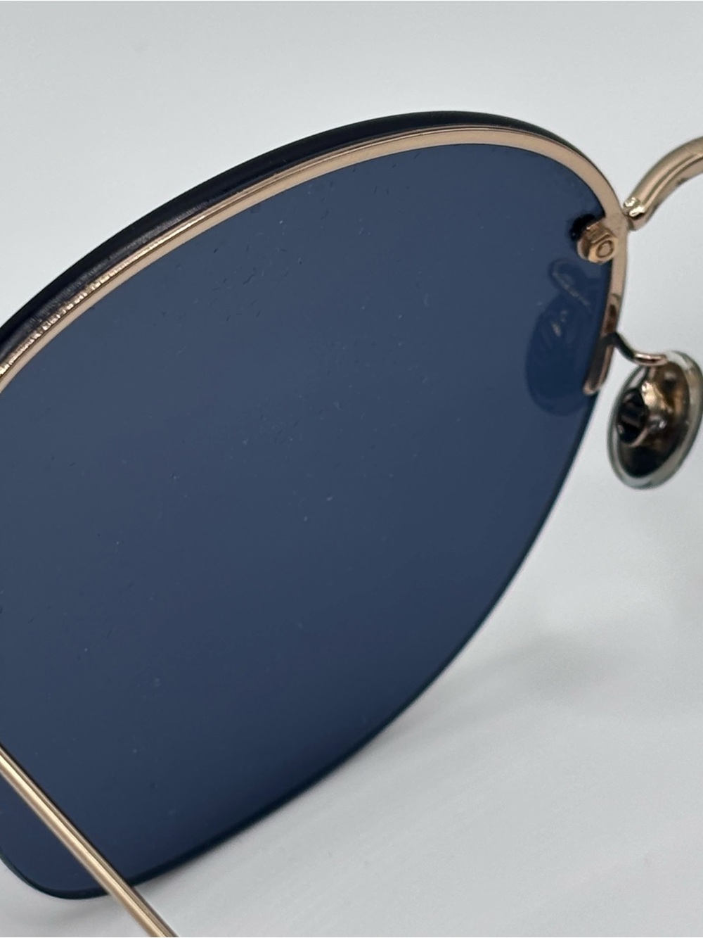 Christian Dior Sunglasses NEEDS SCREW Gold Blue Made In Italy - Picture 16 of 16